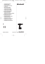 EINHELL BT-CD 14,4 Kit-2 Original Operating Instructions