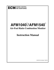 ECM AFM1040 Instruction Manual