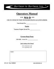 STS M4-D Operator's Manual
