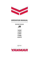 Yanmar 4JH80 Operation Manual