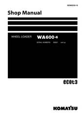 Komatsu ecot3 WA600-6 Shop Manual
