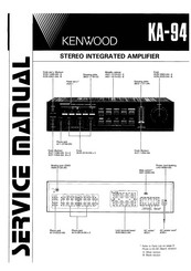Kenwood KA-94 Service Manual