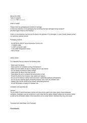 Allnet ALL3505 Manual