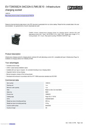Phoenix Contact EV-T2M3SE24-3AC32A-07M60E10 Manual