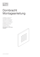 Dornbracht 36 515 979-FF Installation Instructions Manual