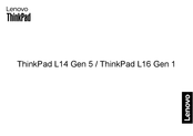 Lenovo ThinkPad L16 Gen 1 Manual
