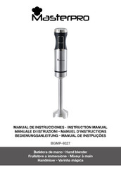 Masterpro BGMP-9327 Instruction Manual