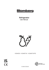 Blomberg KGM4574V User Manual