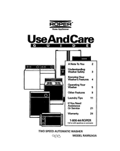 Roper RAM5243A Use And Care Manual