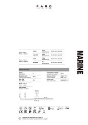 Faro Barcelona 34274WP Manual