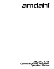 AMDAHL 4705 Operation Manual