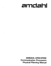 AMDAHL 4705E Manual