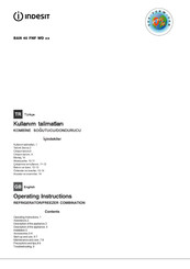Indesit BAN 40 FNF WD Series Operating Instructions Manual