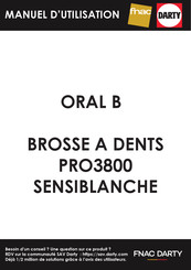 Braun Oral-B PRO3800 Manual