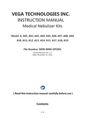 Vega Technologies A02 Instruction Manual