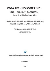 Vega Technologies A10 Instruction Manual