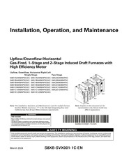 Trane S8X2A040M3PSC Installation, Operation And Maintenance Manual