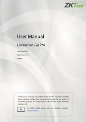 ZKTeco LockerPad-G4 Pro User Manual