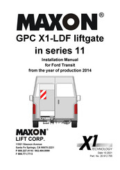 Maxon 11 Series Installation Manual