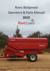 Rovic BioSpread Operator's & Parts Manual