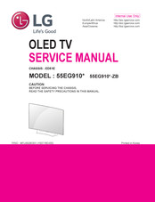 LG 55EG910 Series Service Manual