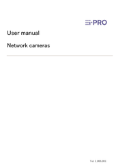 i-PRO WV-X15500-V3LN User Manual