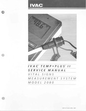 IVAC TEMP PLUS II 2080 Service Manual