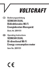 VOLTCRAFT 2891151 Operating Instructions Manual
