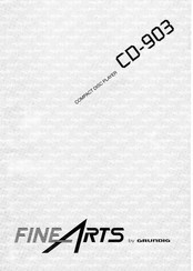 Grundig FINEARTS CD-903 Manual
