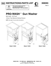 Graco PRO-WASH 112634 Instructions-Parts List Manual
