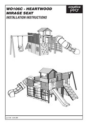 Creative Play WO106C-HEARTWOOD MIRAGE SEAT Installation Instructions Manual