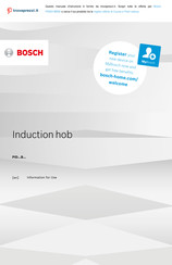 Bosch PID631BB5E Information For Use