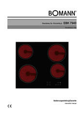BOMANN EBK 7940 Instruction Manual
