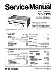 Technics ST-7300 XAL Service Manual