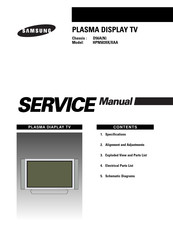 Samsung HPN5039X/XAA Service Manual