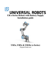 Universal Robots UR e Series Installation Manual