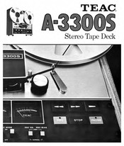 Teac A-3300S Manual