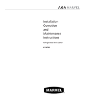 AGA MARVEL 61WCM Installation, Operation And Maintenance Instructions