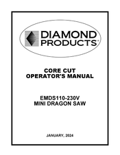 Diamond Products EMDS110-230V Operator's Manual