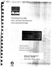 Alcatel 2063 H Instruction Manual