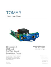 Tomar Strobecom II 4140 Instructions Manual