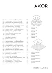 Axor 250 2jet 35297 Series Instructions For Use/Assembly Instructions