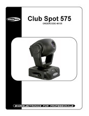 SHOWTEC Explorer 575 Spot Manual