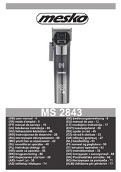 Mesko MS 2843 User Manual