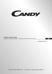 Candy CHW23PX SASO Instructions For The Use - Installation Advices