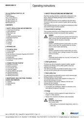 ebm-papst W6D630-KN01-01 Operating Instructions Manual