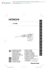 Hitachi Koki H 41MB Handling Instructions Manual