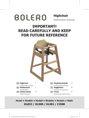 BOLERO CJ588 Instruction Manual