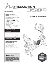 ICON Health & Fitness FREEMOTION 350R User Manual