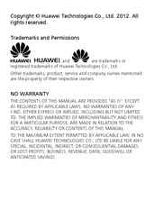 Huawei G6310 Manual